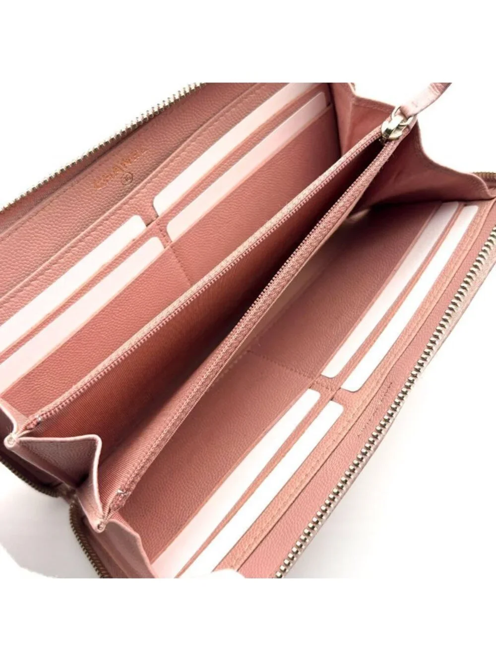Chanel Wallet Camellia Caviar Round